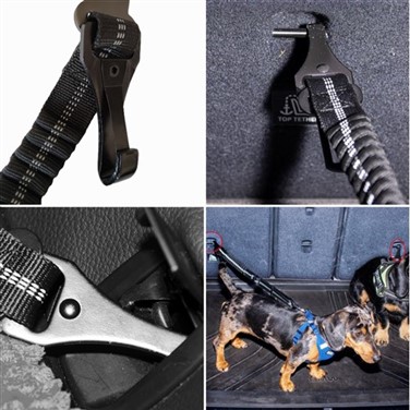 Autogordel voor honden haak
