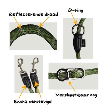 Leiband groen alle uitleg